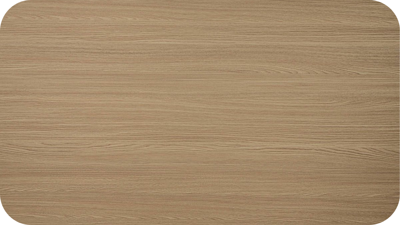 Close-up of light oak plywood surface showing fine, even grain patterns and smooth texture used in modern joinery applications.