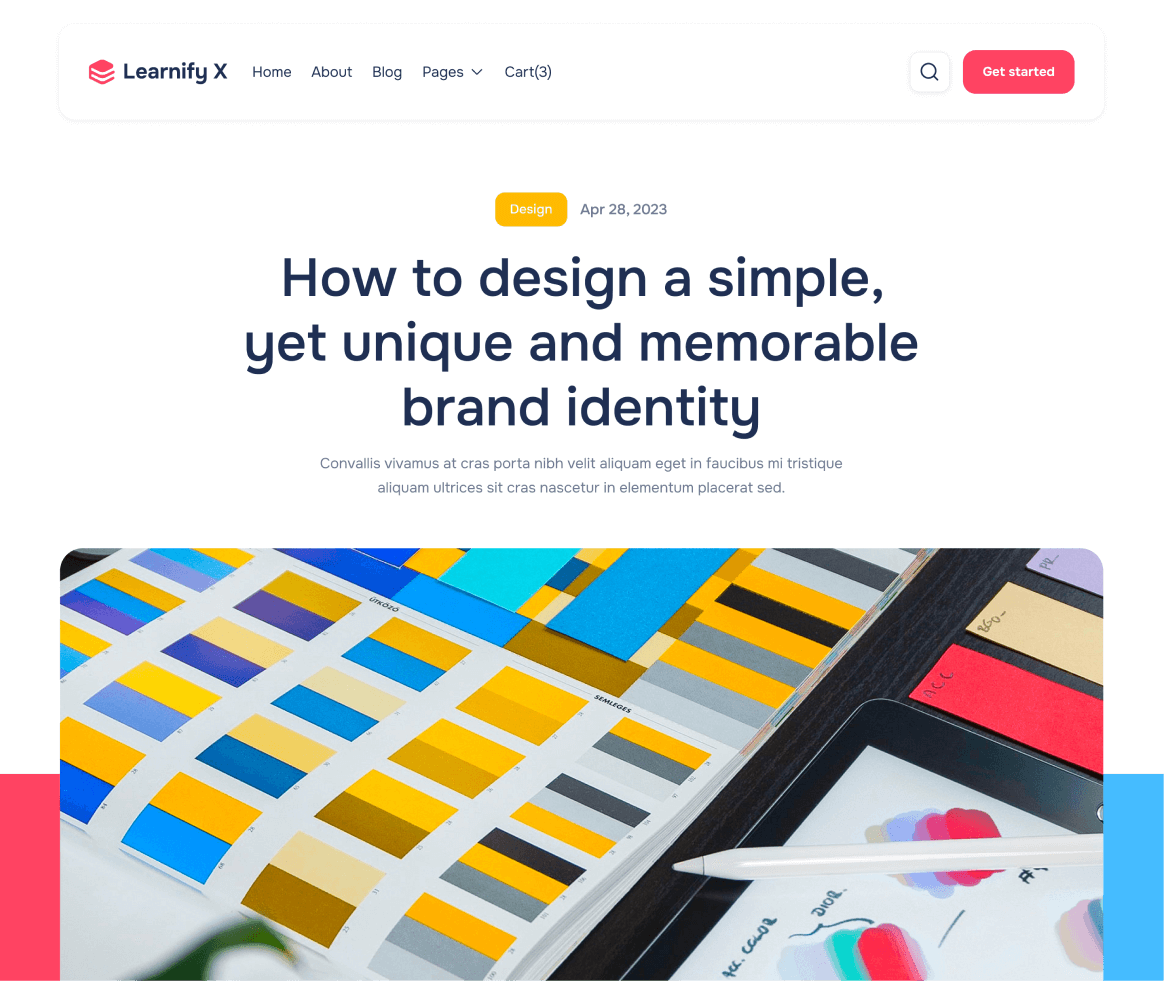 Learnify X - Blog Post page - Online Learning Education Webflow Template