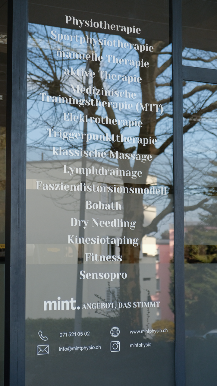 Angebot mint. physio & fitness