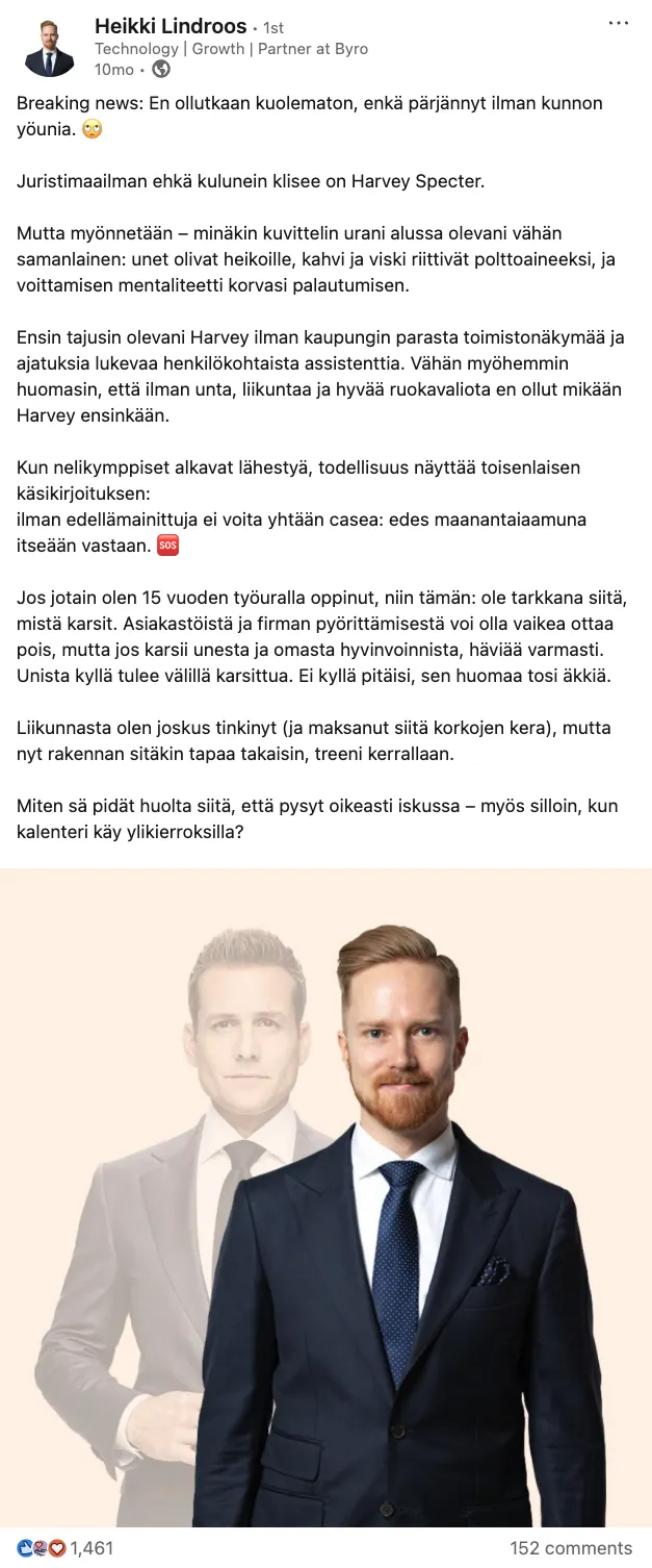 LinkedIn post by Byro Legal