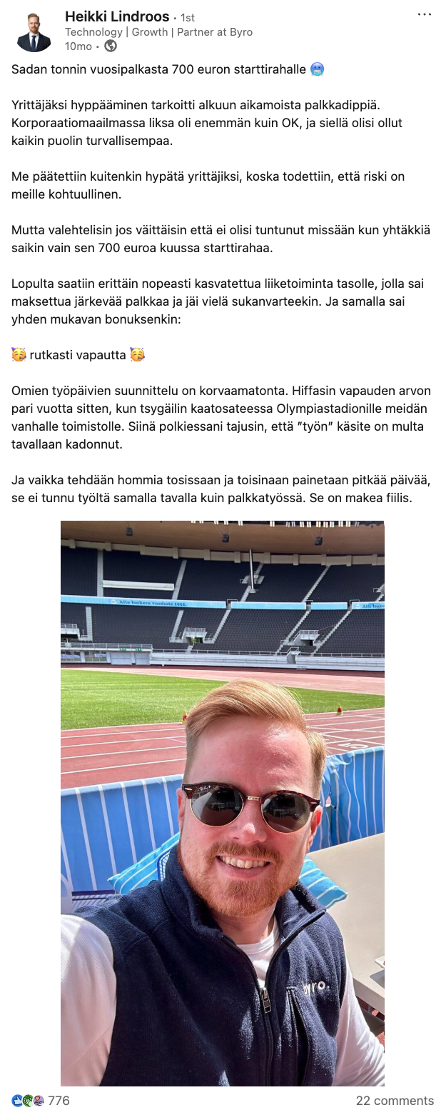 LinkedIn post by Byro Legal