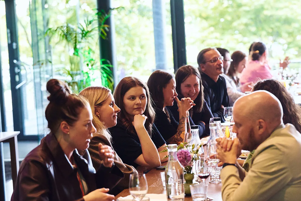 Haamu customers and team at a Haamu event