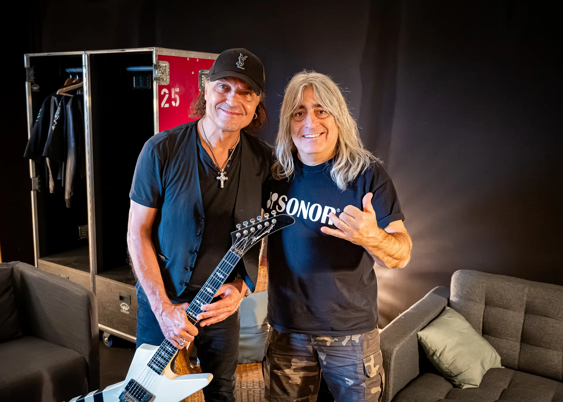 Photo en coulisses  -  Scorpions - Hellfest - Clisson 2022