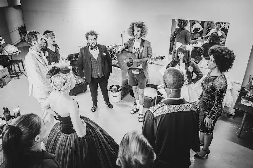 Photo en coulisses  -  Les Franglaises - Bobino Paris 2023