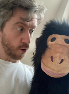 Sean and his favorite monkey!