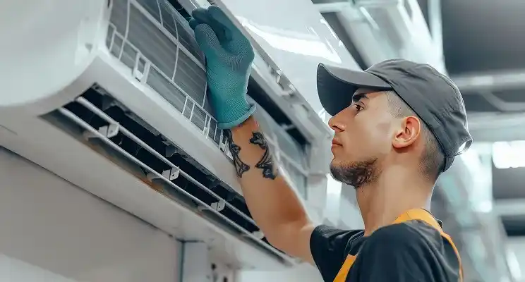Ductless Mini Split service by Precision Heating & Cooling 