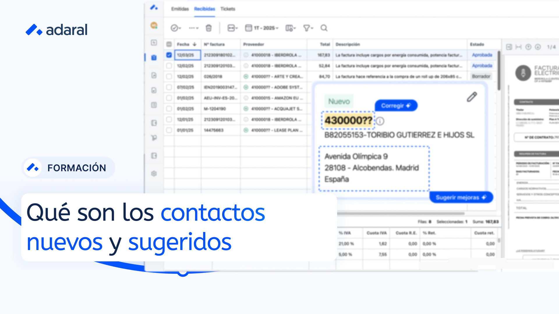 Gestión de contactos