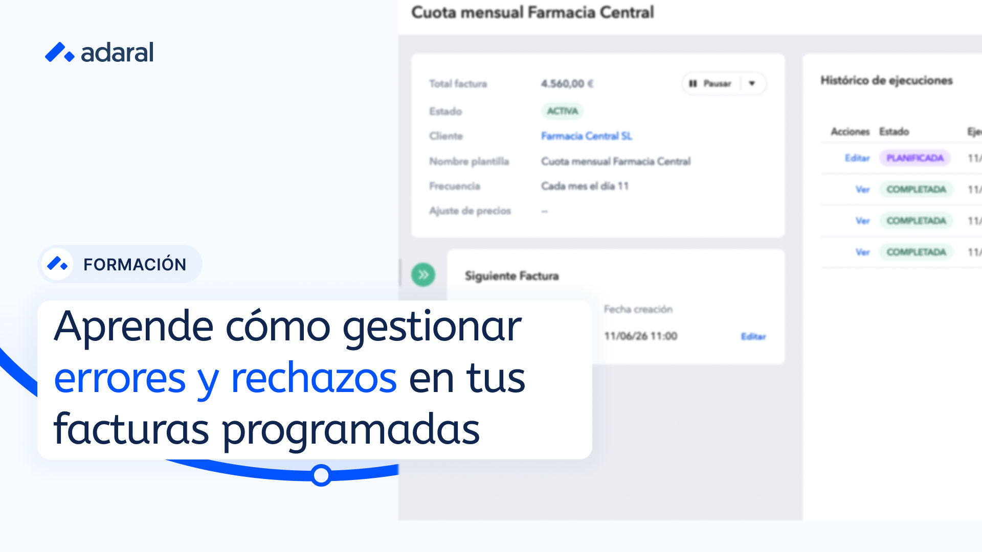 Estados facturas programadas