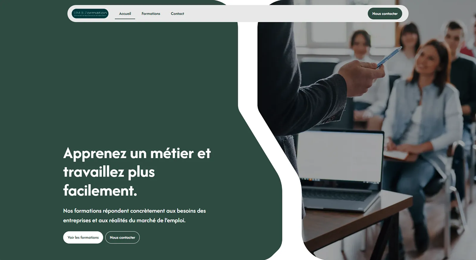 Logo EMB Formations, client Digispark