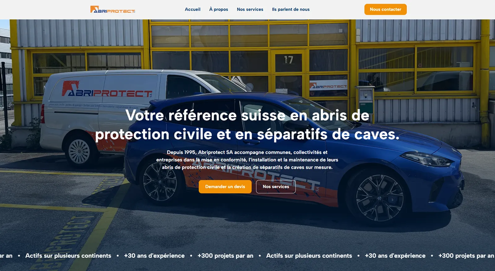 Logo Abriprotect, client Digispark