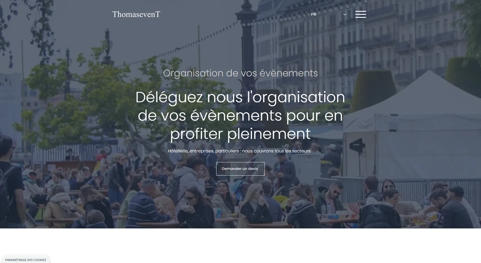 Logo Thomas Event, client Digispark