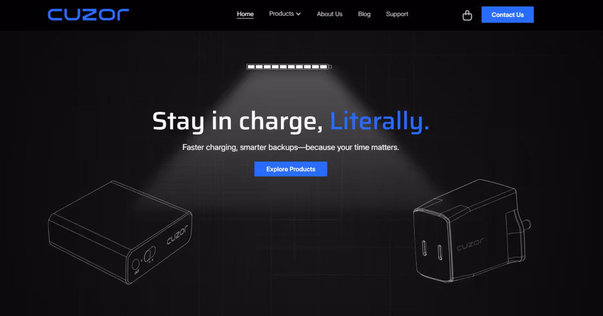 Cuzor website preview