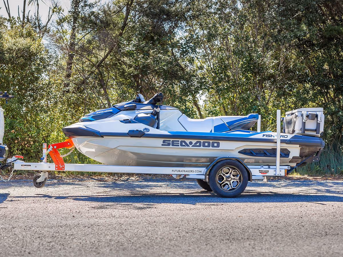 Loading PWC on Futura Boat Trailer
