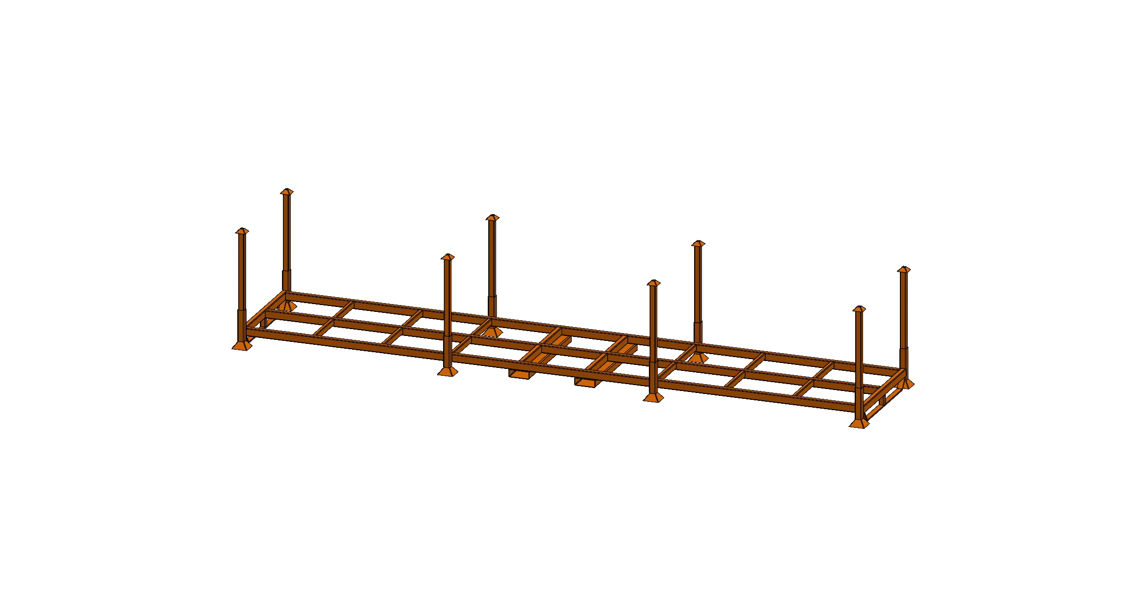 Pipe rack rendering