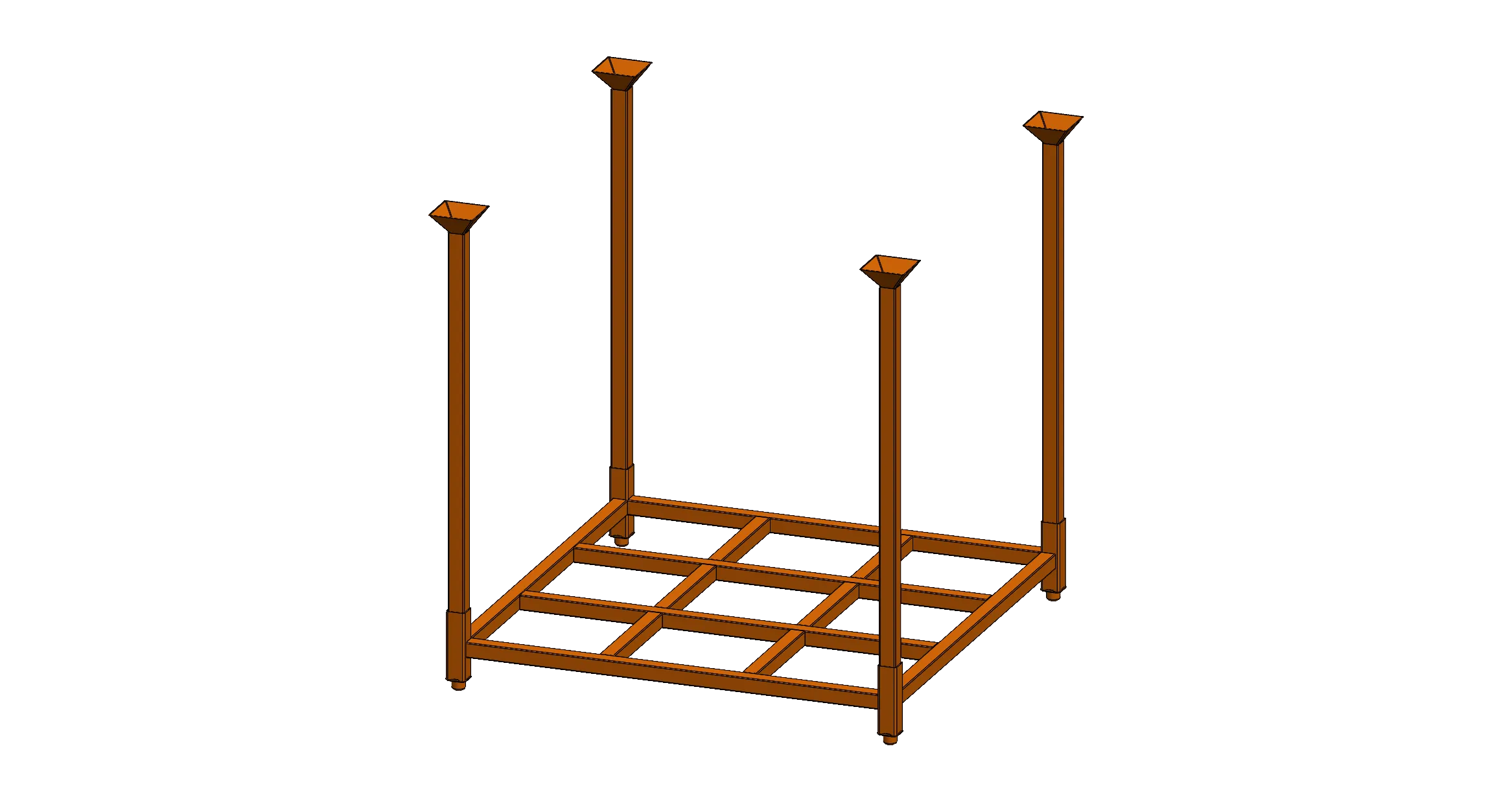 Post rack rendering