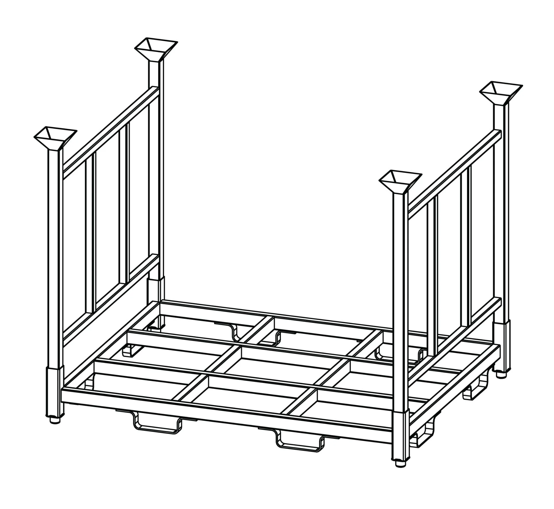 Endframe rack diagram