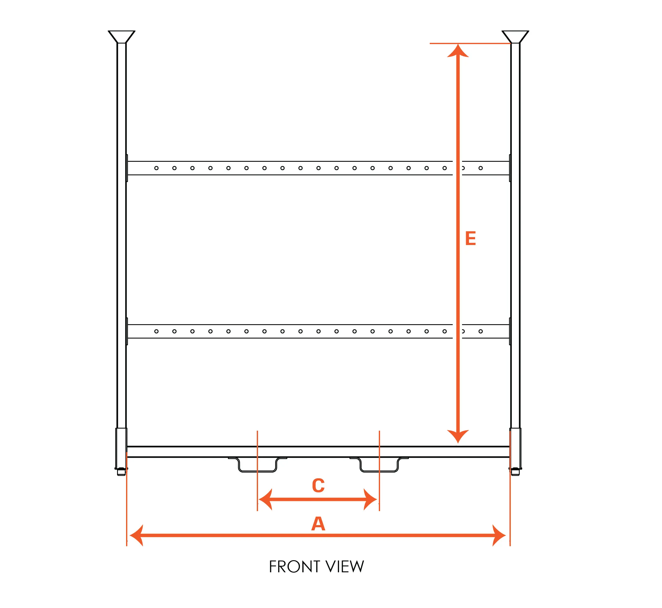 mill work rack diagram
