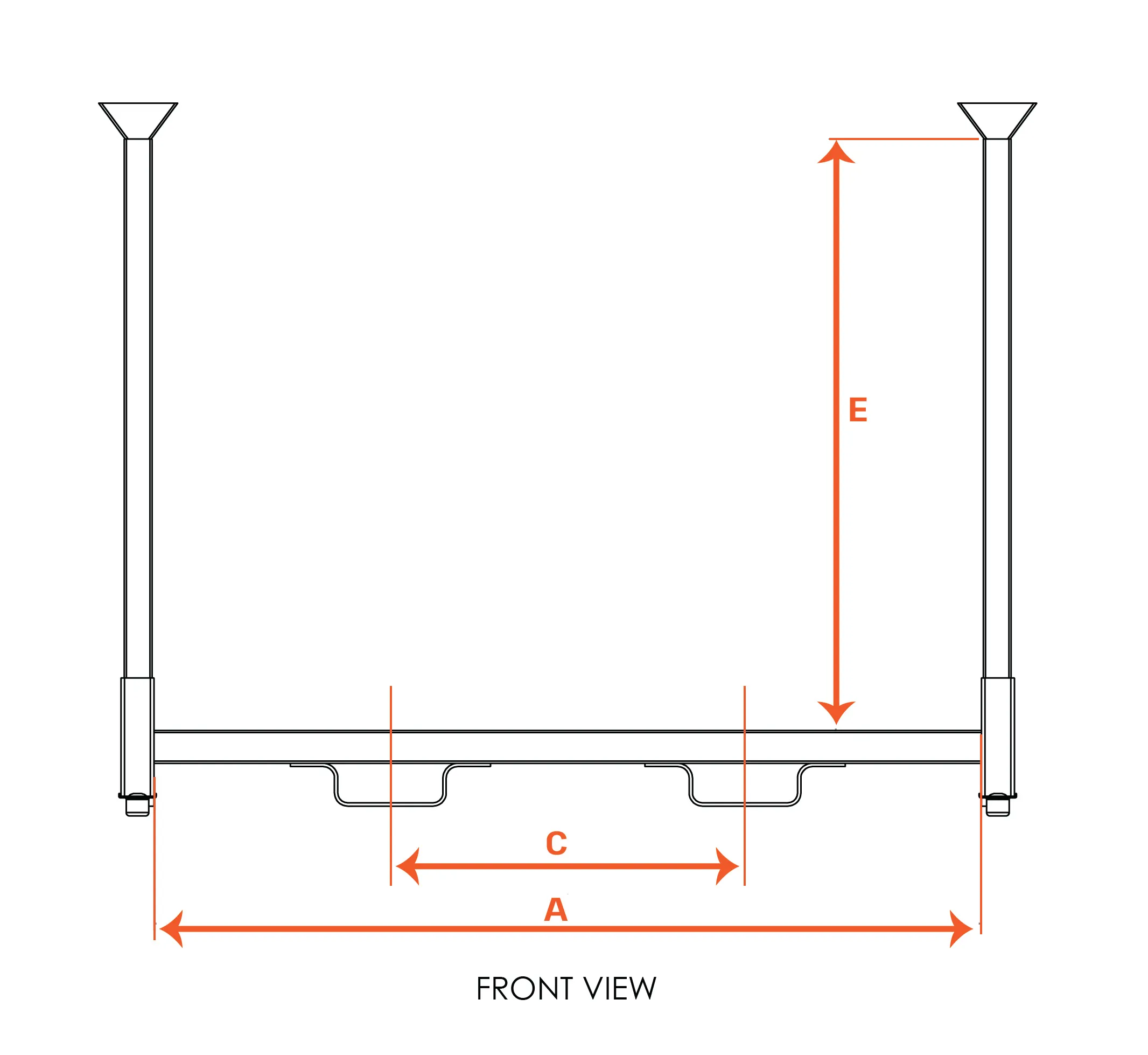 end frames rack diagram