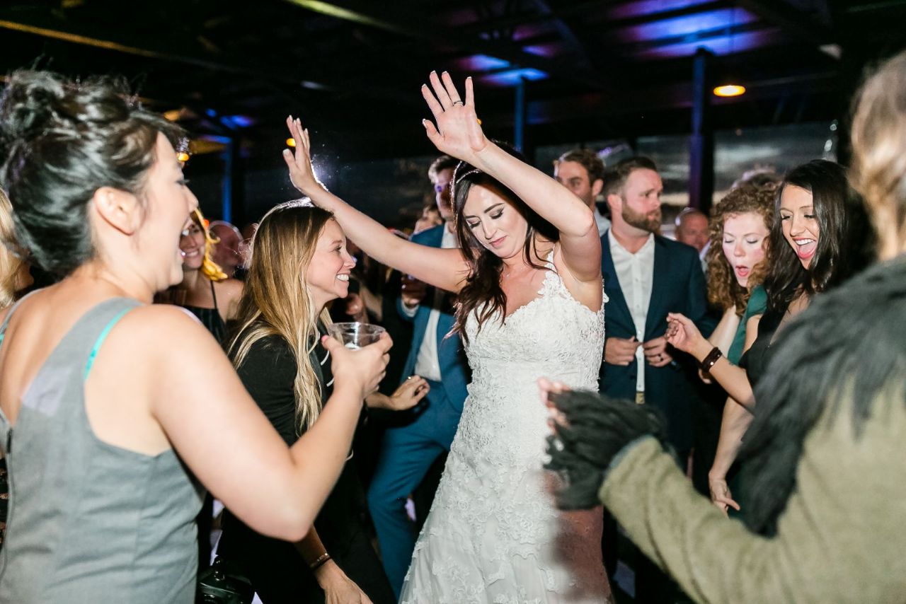 bride dancing at a wedding