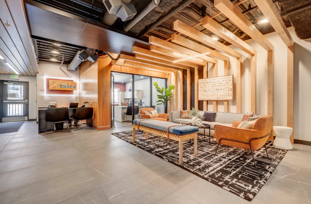 The Essex Apartments, Salt Lake City, Utah: amenity and corridor renovation by Apex Contracting
