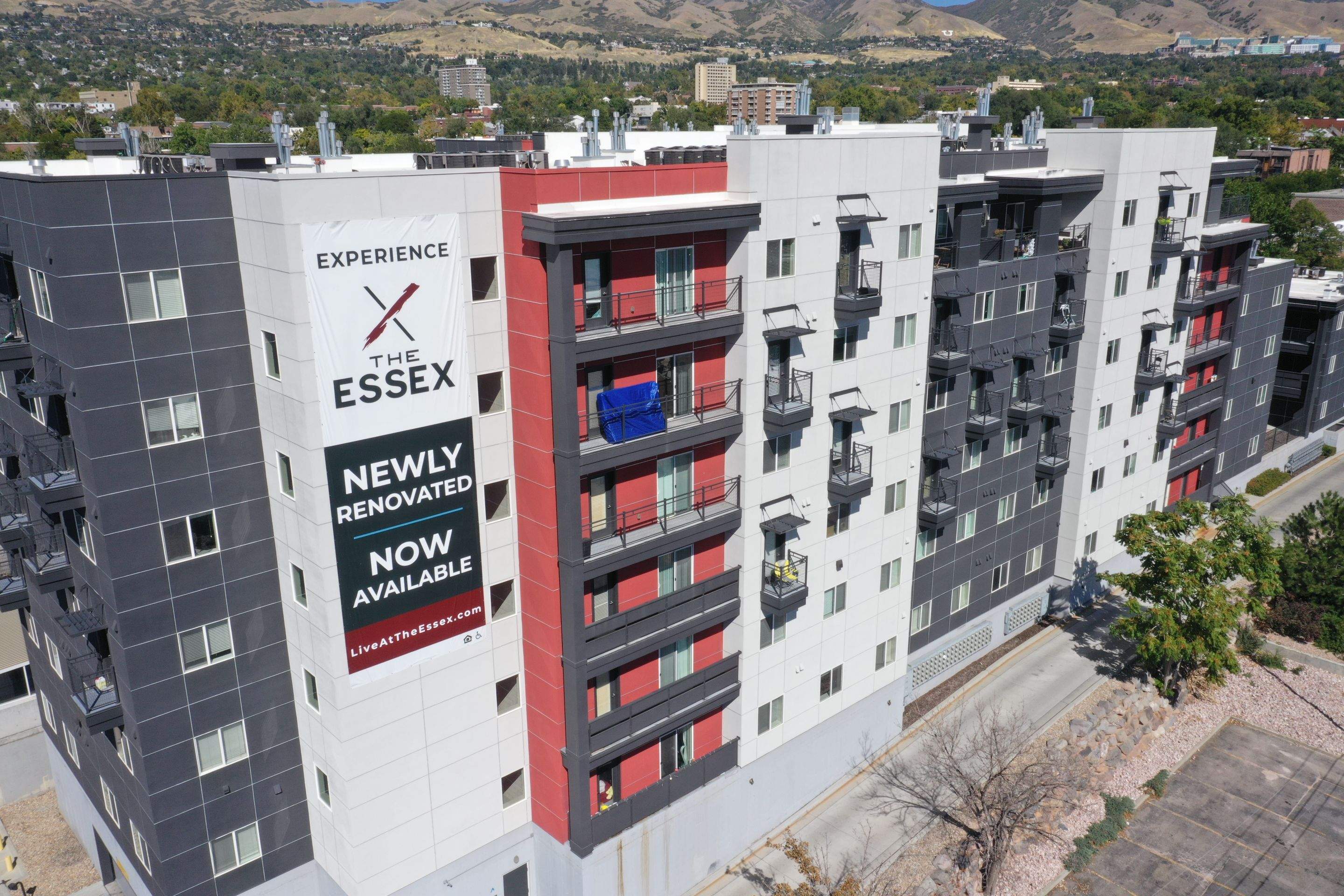 The Essex Apartments, Salt Lake City, Utah: exterior after the repaint
