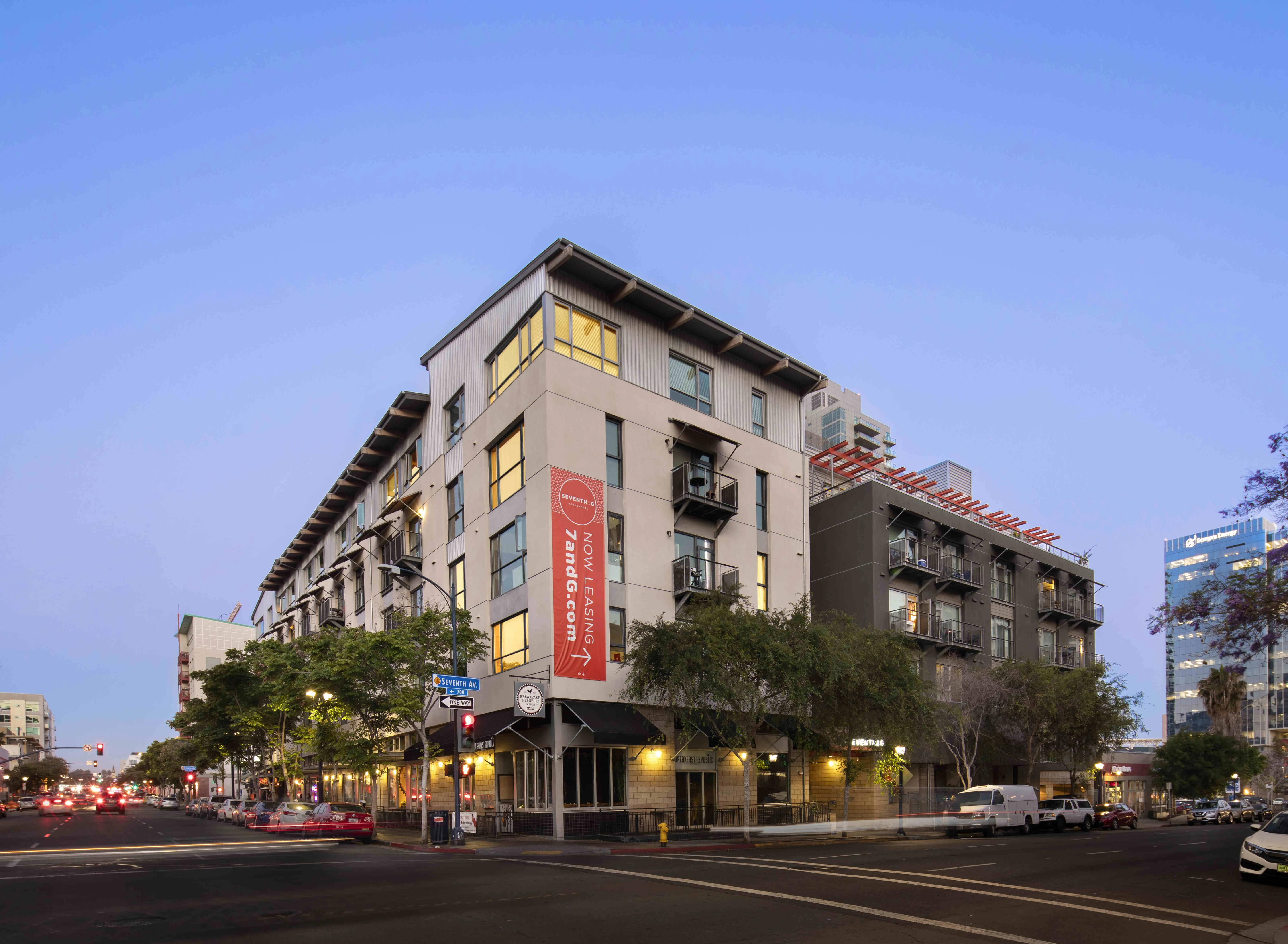 Nova Apartments, San Diego, California: interior corridor renovations by Apex Contracting