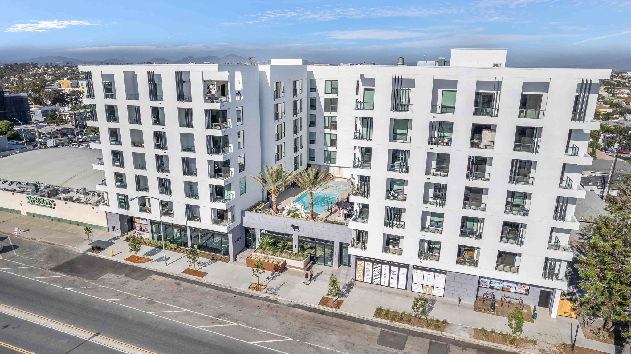 The Nash, San Diego, California: exterior repaint by Apex Contracting