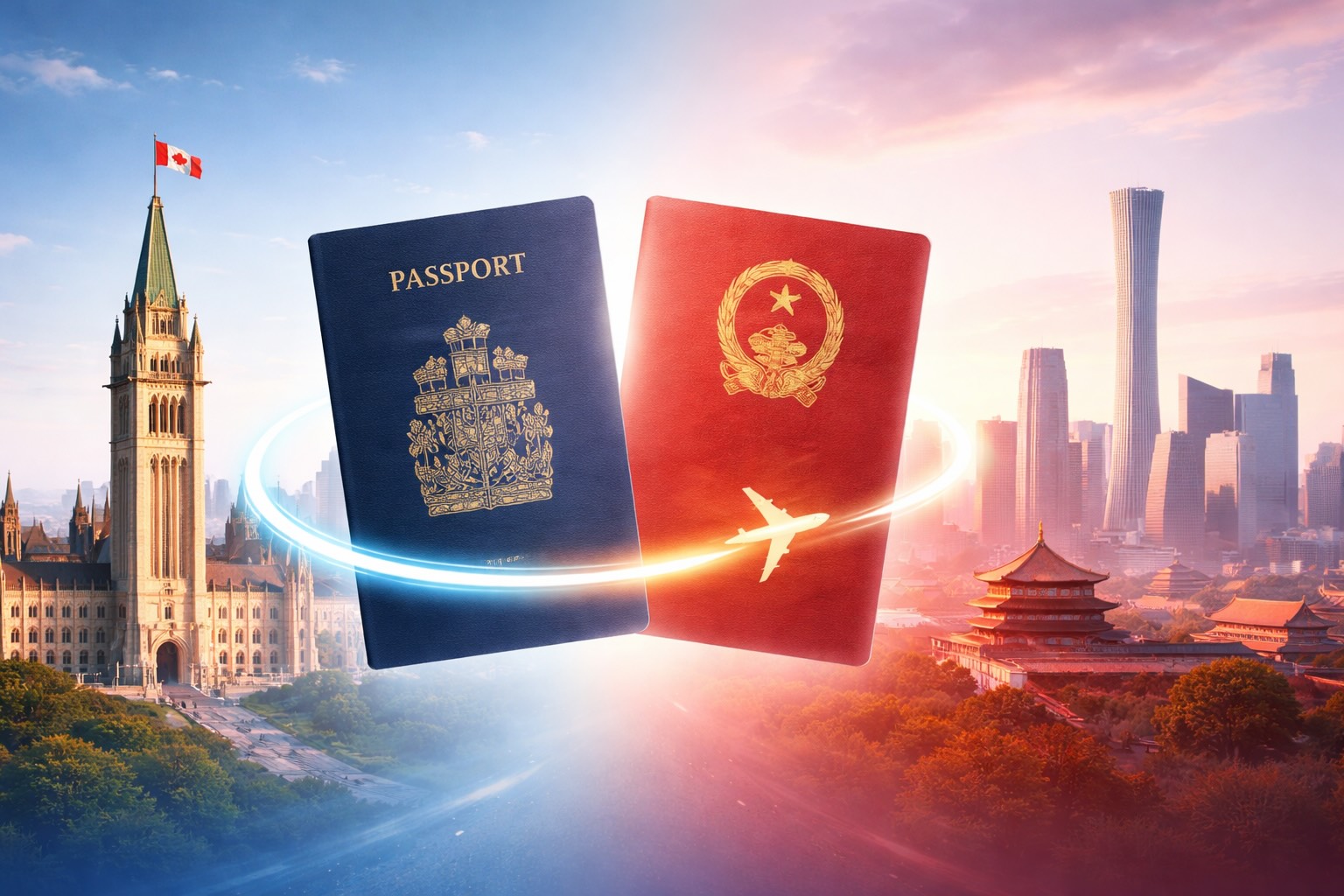 中国正式对加拿大与英国公民实施30天免签入境政策