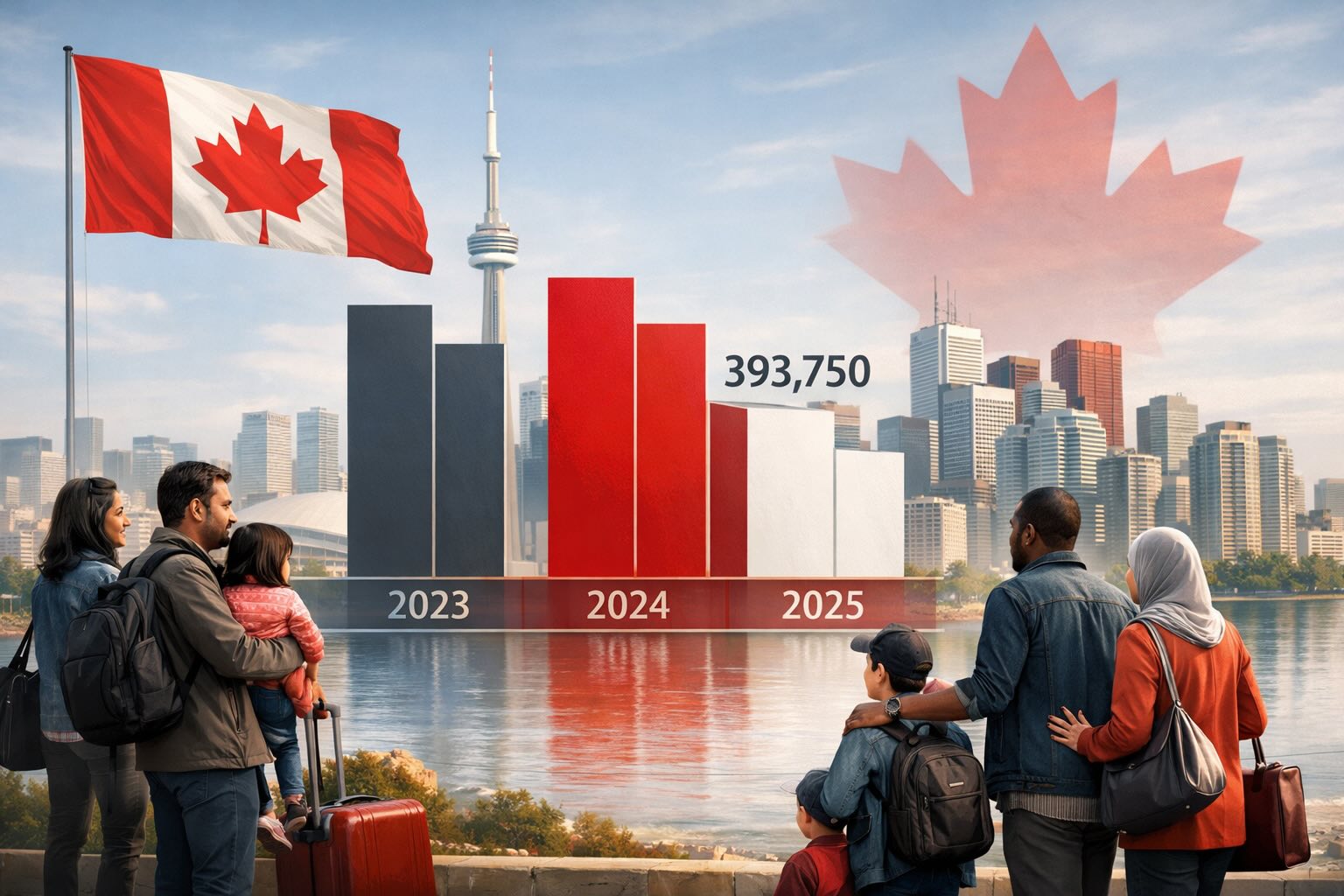 加拿大2025年迎来39.375万名新永久居民，移民政策进入“控速稳态”阶段