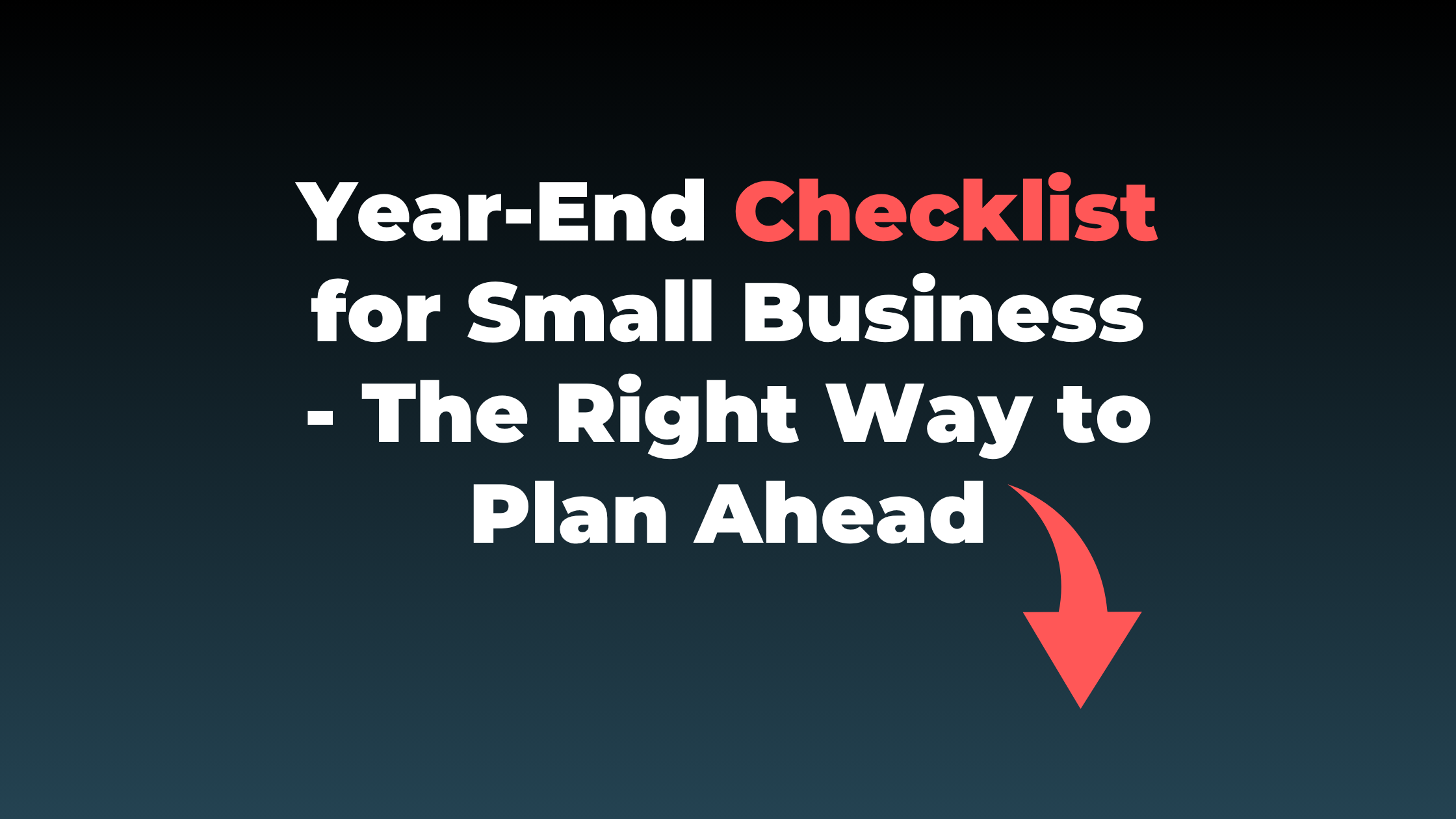 Checklist for Small Business
