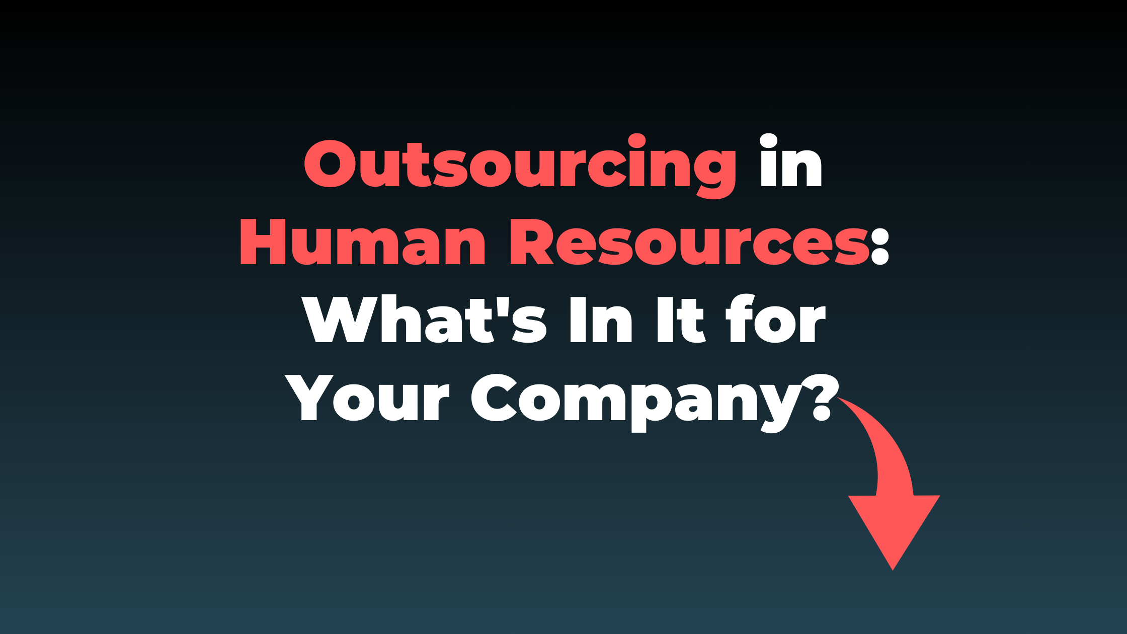 Outsource HR