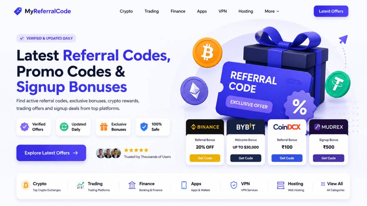 my referral code