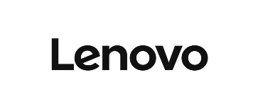 black lenovo logo on transparent background