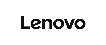 black lenovo logo on transparent background