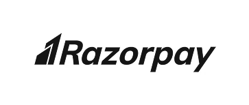 black razorpay logo on transparent background