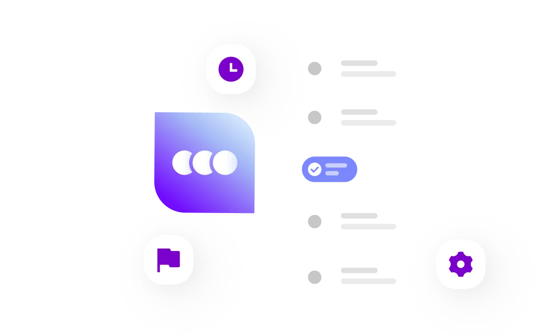 StatusPages logo with communication graphics.