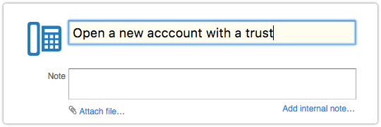 Subject automatically filled out in new request