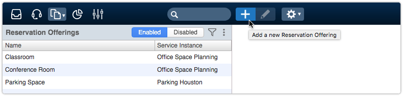 Add a new reservation offering