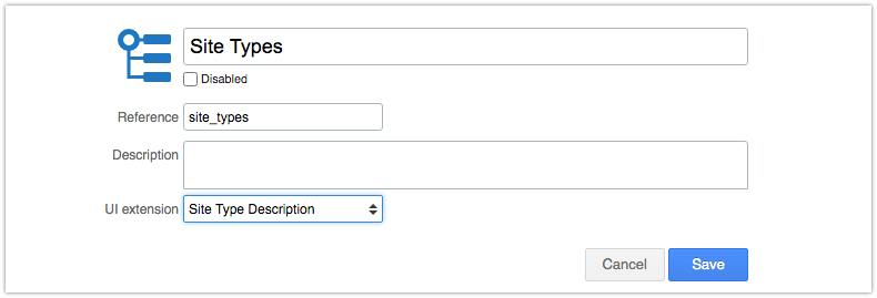 Linking a UI extension to a custom collection