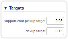 FLSA support chat pickup target