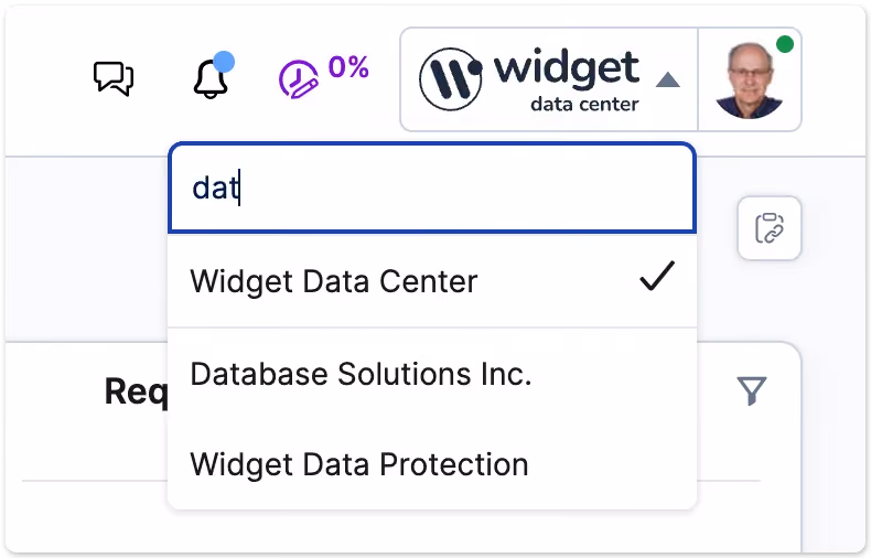 Account-switcher-filter