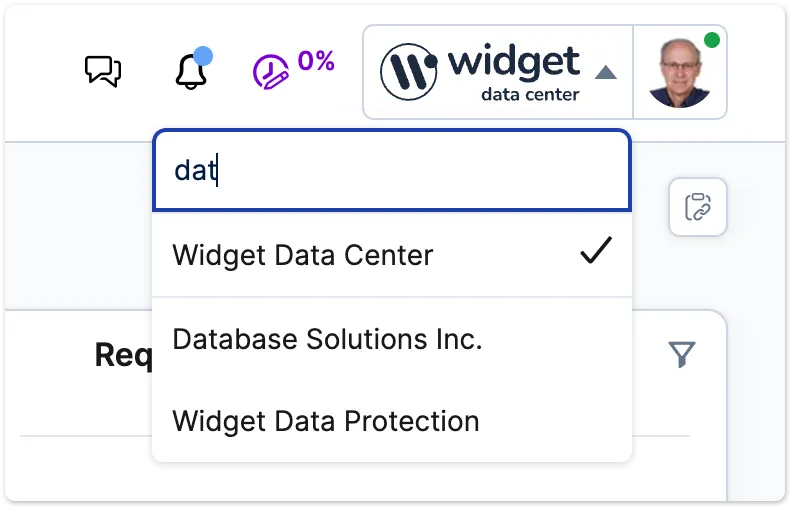 Account-switcher-filter