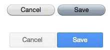 A set of three buttons with the words save and save