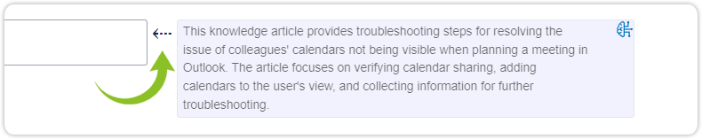 Accept AI KA suggestion