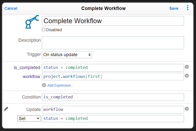 A computer screen with a workflow diagram on it