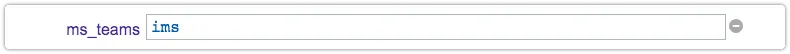 SCIM MS Teams ims expression in automation rules