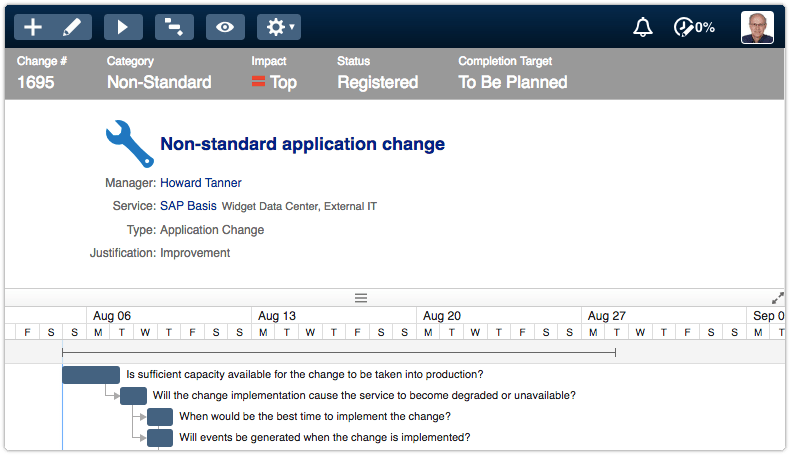 Change in status Registered after tasks have been added