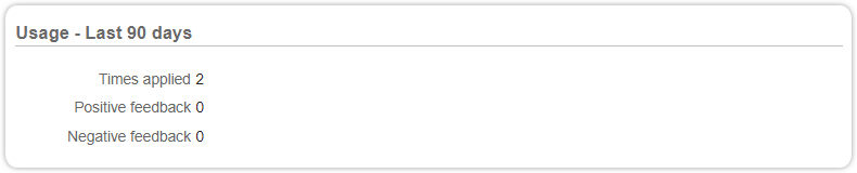 Knowledge article applied