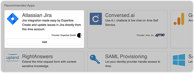 Atlassian Jira integration app store