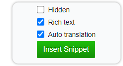 Auto translate option